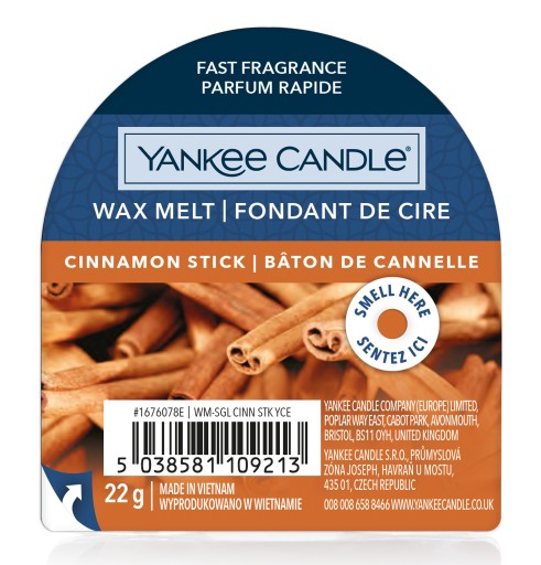 Vosk s vôňou škorice Yankee Candle