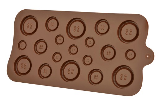 SILIKÓNOVÁ FORMA NA ČOKOLÁDY, GOMBÍKOVÉ OZDOBENIE