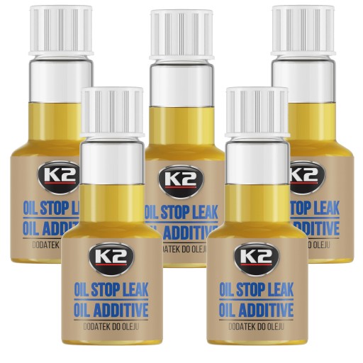 K2 STOP LEAK LEAK OIL ADITIVE TESELER MOTOR ZNIŽUJE SPOTREBU OLEJA 50ML