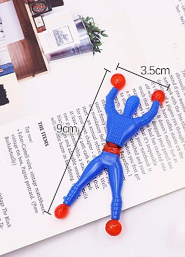 Sticky CLIMBERS padajúce z okna steny Muž hrá