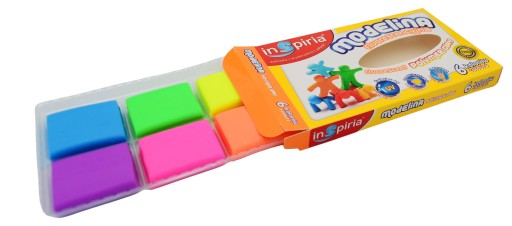 Modelovacia hmota Inspiria FLUORESCENT 6 farieb 9806