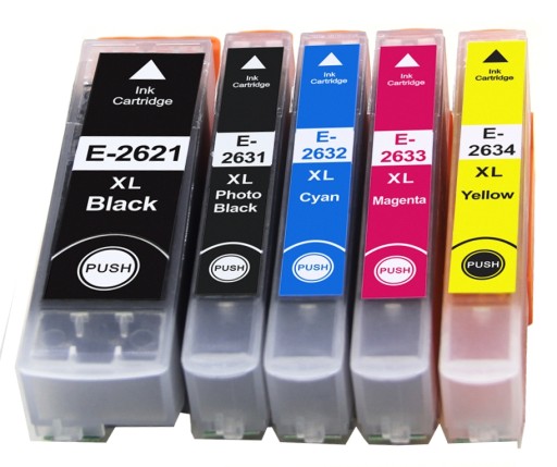 Atrament pre tlačiareň Epson x5 T2621 26XL XP 510 520 600 605 610 620 700 710 820