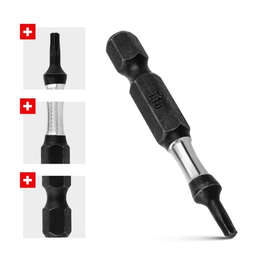 NÁRAZOVÉ HROTY ÚRAZOVÝ BIT SILNÝ SKRUTKOVACÍ BIT TX10 50 MM