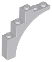 LEGO 2339 14395 LUKA 1x5x4 svetlosivá NOVINKA (2g)