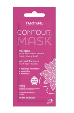 Flos-Lek Contour Maska proti vráskam na tvár, krk, dekolt, 6 ml