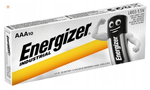 Priemyselné tyčové batérie Energizer 10 x AAA