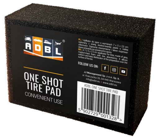 ADBL ONE SHOT TIRE PAD Aplikátor na úpravu špongie pneumatík
