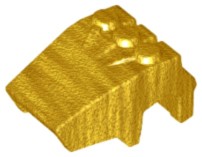 LEGO príslušenstvo Thanos Ruka päsť Rukoväť Pearl Gold 2 ks