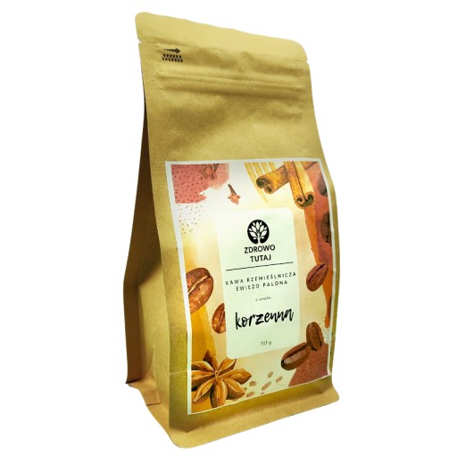 PIKANTNÁ Zrnková káva s príchuťou Arabica, čerstvo pražená Zdravá tu 150 g