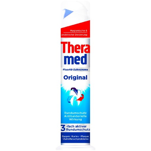Theramed Original Zásobník na zubnú pastu Blue Tube 100 ml