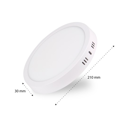 Stropné LED panelové svietidlo 18W 3 kruhy 9r