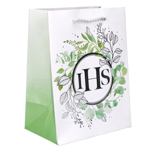 IHS strieborná darčeková taška na hostie 20x15cm