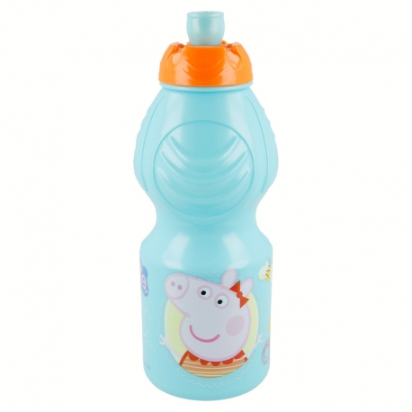 Plastová fľaša na vodu Peppa Pig 400 ml