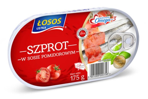Šproty v paradajkovej omáčke Losos Ustka 175g