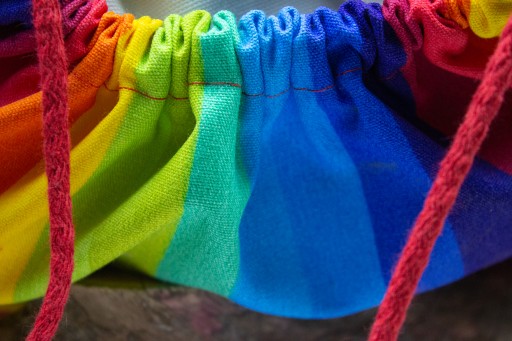 Bavlnený SCHOOL batoh Rainbow LGBT tolerancia