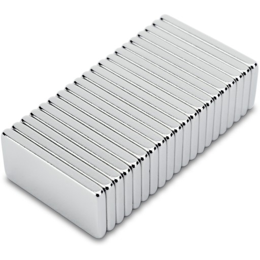 MAGNET MALÝ NEODYMOVÝ TANIER 10x5x1 mm, Obdĺžniková lišta, 20 ks.