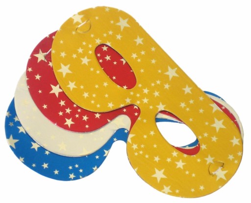 Magic Party maškarné karnevalové masky 4ks