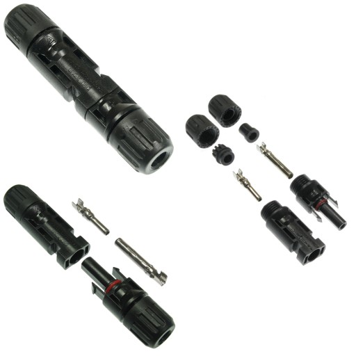 SET solárny konektor MC4 PLUG + ZÁSUVKA