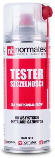 TESTER ÚNIKU PLYNU PENOVÝ SPREJ 400ml NORMATEK NT1059 NA INŠTALÁCIU PLYNU