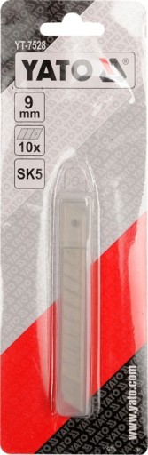 Náhradné čepele 9 mm 10 ks YT-7528 YATO
