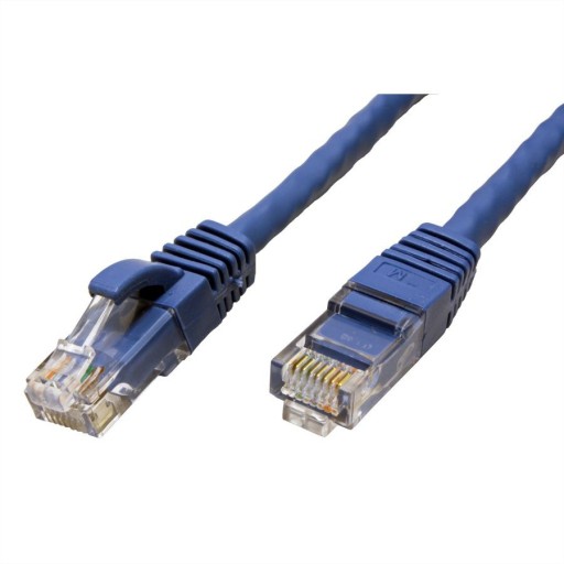 LAN UTP Cat 6a sieťový kábel, krútená dvojlinka RJ45, 0,5 m