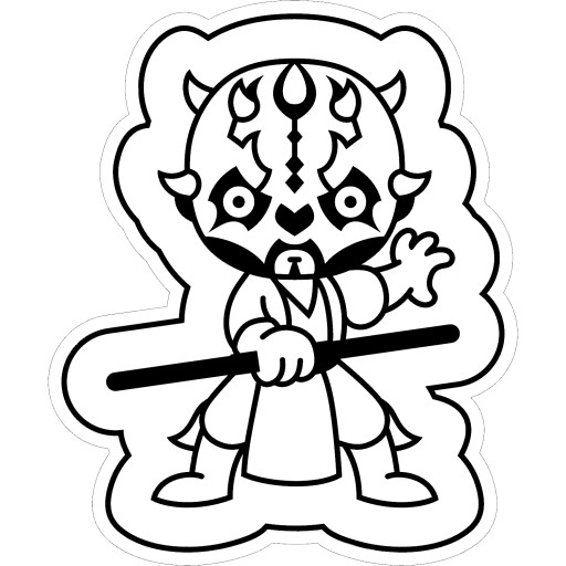 Vykrajovač na sušienky Darth Maul Star Wars