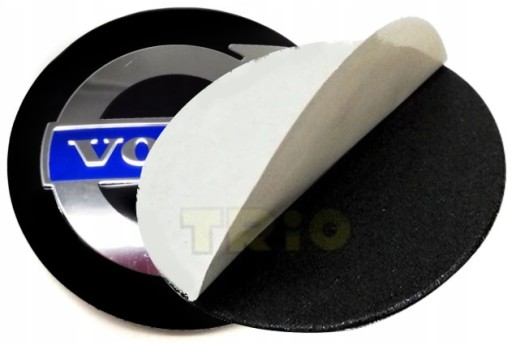 vypuklý hliníkový samolepiaci emblém pre Volvo 56mm