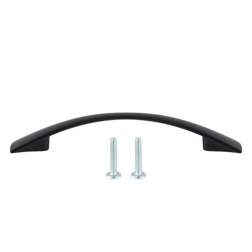 MAT ČIERNA KĽÚČKA NÁBYTKU LOFT MODERNÁ - 96 MM
