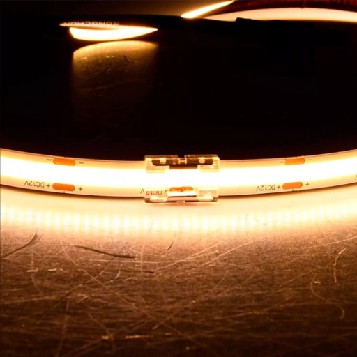 KONEKTOR PRE LED COB MONO PÁSKY 8mm ZÁPADKA Na spájanie pásikov