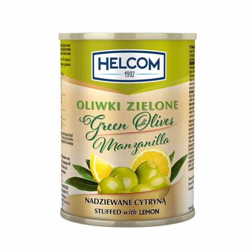 Zelené olivy plnené citrónom Helcom 300ml