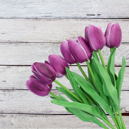TULIPS TULIPSOVÁ KYTICA umelé kvety, ako ozajstné, dekoračné na balkón