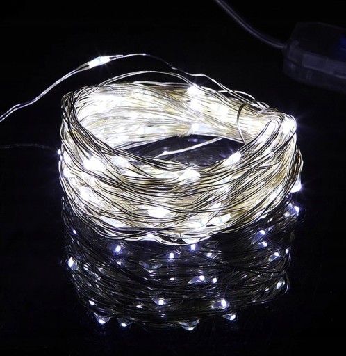 20 LED MicroLED SVIETIDIEL NA VIANOČNÝ STROMČEK NAPÁJANÝCH BATÉRIOU