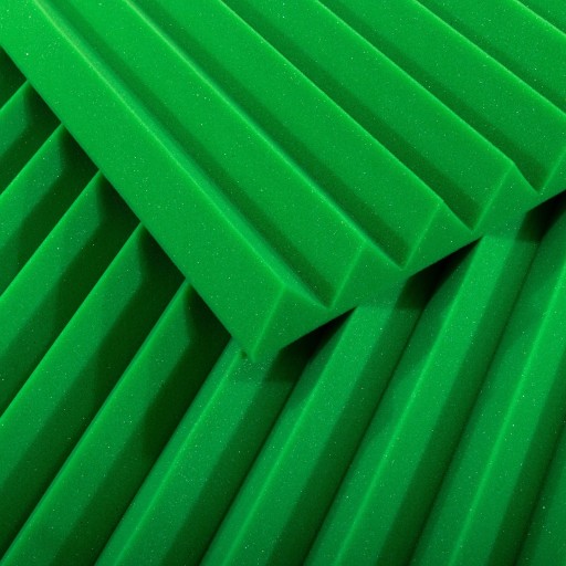 3D akustická nástenná rohož klinová hrubá zelená stropná doska stropná kazeta
