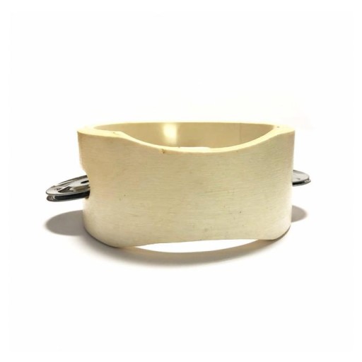 LATINO drevená tamburína - 15 cm - 4 páry tanierov