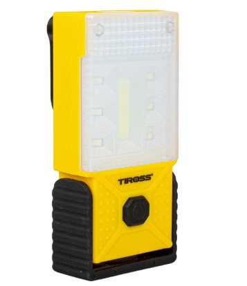 Multifunkčná baterka 3W COB LED + 6 SMD LED 3xAAA TS-1845 TIROSS
