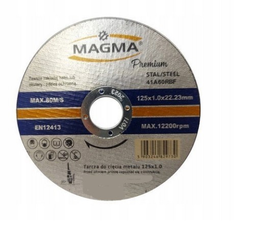 10 oceľových rezných kotúčov kov 125 x 1 flex diax kov oceľ 125 mm