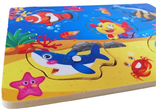 Arkádová HRA FISH ROD PUZZLE magnet
