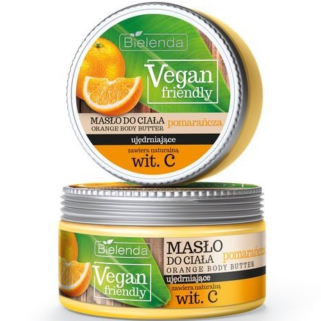 Bielenda Vegan Friendly spevňujúce telové maslo pomaranč Vit C 250g
