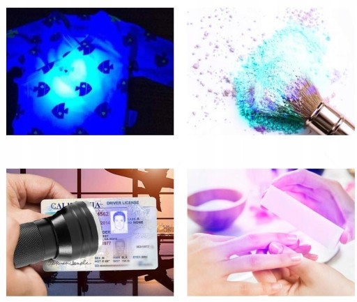 Baterka LED detektor Tester UV diód čierna BANKOVKA KLÍMA Jantárová Moč