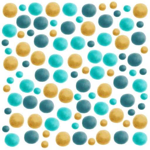 NÁLEPKY NA STENU DOTS 130 ks. KP 50x50cm