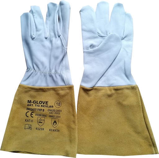 Zváracie rukavice z kozej kože KEVLAR