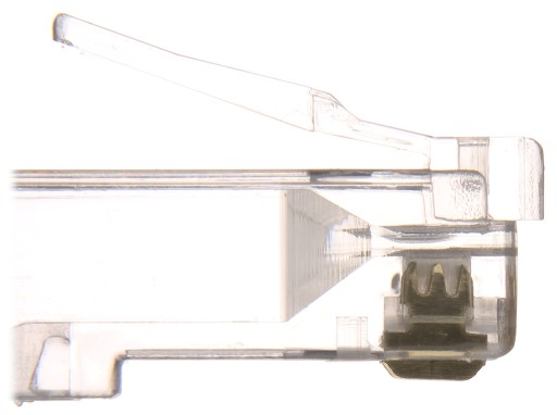 Priechodná zástrčka RJ45T/6*P10, kat.6, 10 kusov