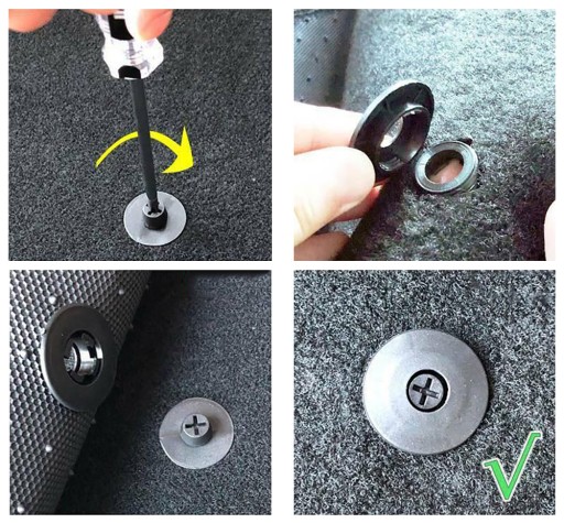 4X STOP CLIP CLIP UNIVERZÁLNA SKRUTKA NA KOBEREC