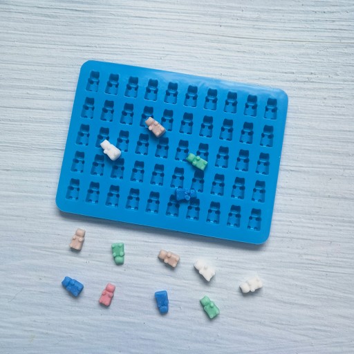 SILIKÓNOVÁ FORMA PRE MEDVEĎA MEDVEĎA ĽADOVÉ KOCKY ĽADU PRRALINES + PIPETTA