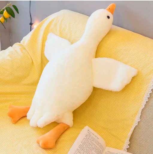 VANKÚŠ MASKOT, PLYŠ, HUS, KÁČKA, VEĽKÝ 50 cm XL