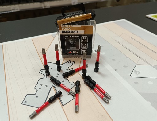 Nárazový hrot pre skrutkovač K2 Impact TX25 TORX T-25 S2 50mm