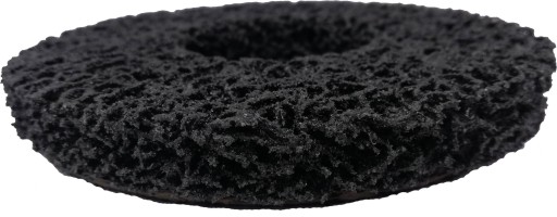 VLIESOVÝ DISK NA KOVOVÚ OCEL ODSTRAŇOVANIE HRDZE DREVA ČERNÝ VLAS 125mm