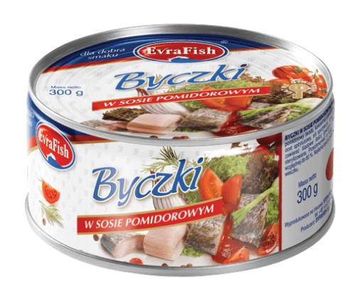 Rybie konzervy VELKÉ RAJČINOVÁ OMÁČKA kempingová 170g