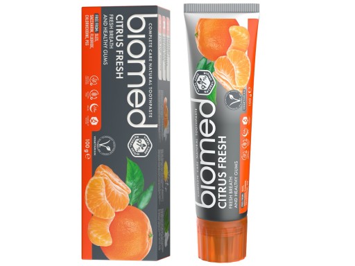 Splat Biomed Citrus Fresh zubná pasta 100 ml Citrus bez fluoridu