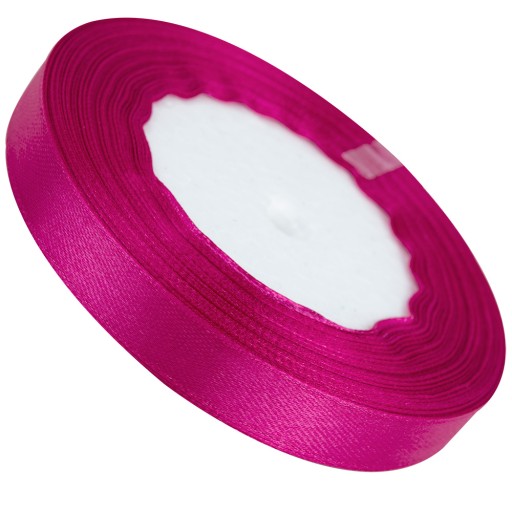 STUHA SATÉNOVÁ fuchsiová stuha 12mm - 32mb